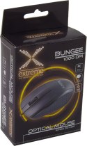 Mysz przewodowa XM110K Bungee USB 1000DPI Czarna