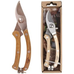 Sekator ogrodowy z drewnianą rączką