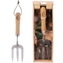 Widełki ogrodnicze z drewnianą rączką