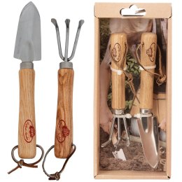 Zestaw narzędzi ogrodniczych: łopatka i widełki