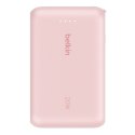 PowerBank BoostCharge 10k mAh 20w wbudowany kabel-C, port-C, różowy