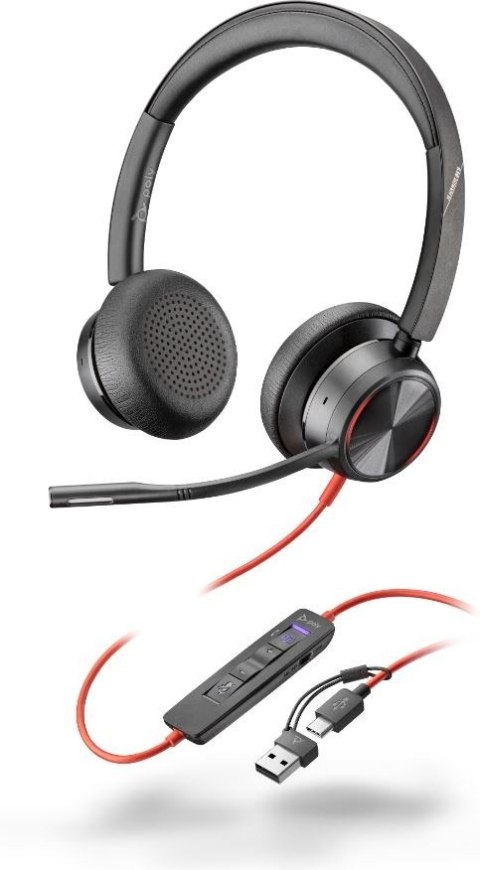 Słuchawki Blackwire 8225 Stereo USB-C/A MS-Teams 8X225AA
