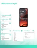 Smartfon moto g15 8/256GB Gravity Grey