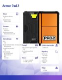 Tablet Armor Pad 2 4G 11" 8/256GB IP69K Czarny
