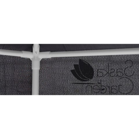 PAWILON OGRODOWY SZEŚCIOKĄTNY 2x2x2x2.5M Z MOSKITIERĄ SZARY