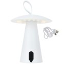 Lampa stołowa USB LED biała 17 cm