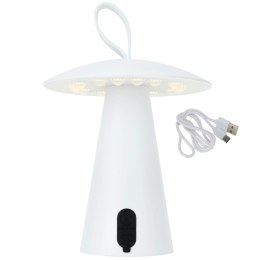 Lampa stołowa USB LED biała 17 cm