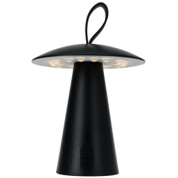 Lampa stołowa USB LED czarna 17 cm