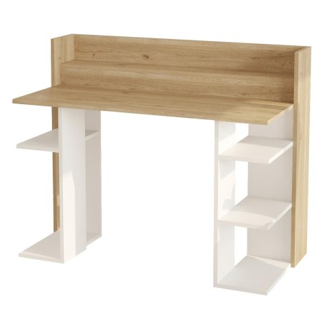 Biurko komputerowe VADER kolor dąb biały