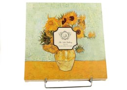 Komplet 2 talerzy deserowych Van Gogh Sunflowers