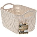 Koszyk do przechowywania beżowy 24x16xh14 cm