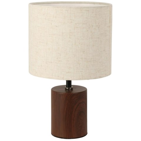 Lampka stołowa z beżowym kloszem 18xh29,5 cm