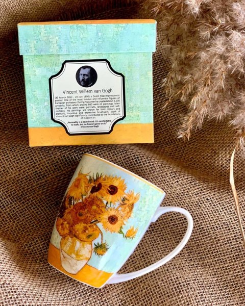 Porcelanowy kubek Van Gogh Sunflowers 350 ml