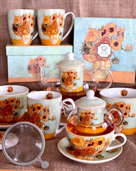 Porcelanowy kubek Van Gogh Sunflowers 350 ml