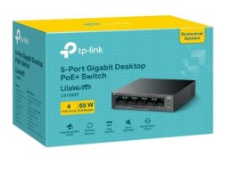 Przełącznik 5xGE PoE+ LS105GP