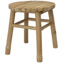 Taboret z drewna bambusowego 35xH38 cm