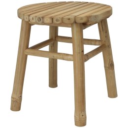 Taboret z drewna bambusowego 35xH38 cm
