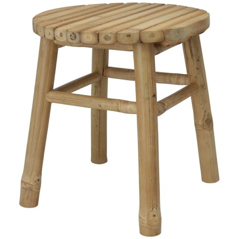 Taboret z drewna bambusowego 35xH38 cm