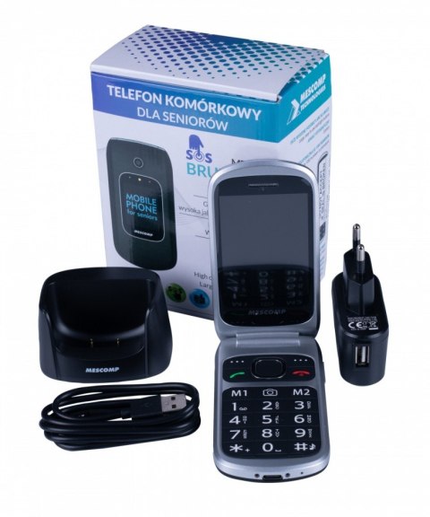 Telefon komórkowy z klapką dla seniorów MT-184 BRUNO 4G