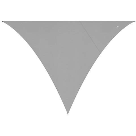 ŻAGIEL PRZECIWSŁONECZNY OGRODOWY TRÓJKĄT 3X3X2M SZARY