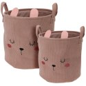 Zestaw koszyków do przechowywania kotek 2 szt.
