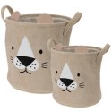 Zestaw koszyków do przechowywania lew 2 szt.