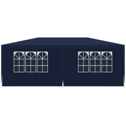 PAWILON NAMIOT OGRODOWY CATERINGOWY PE 6x3M + 6 ŚCIANEK GRANATOWY