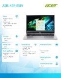 Laptop Aspire 3 A315-44P-R33V R7 5700U 15,6 FHD 16GB 512GB No OS Silver