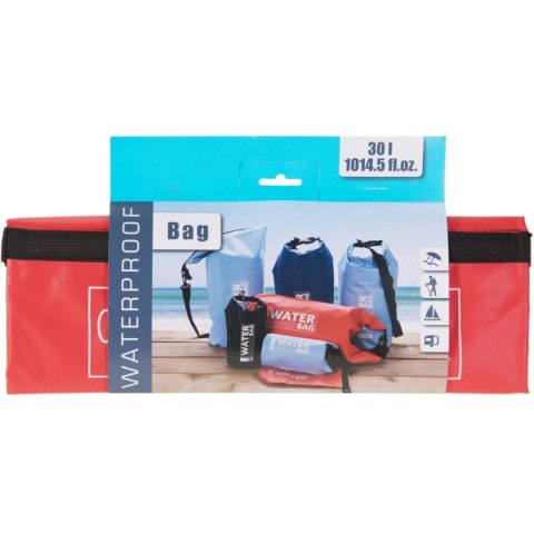 TORBA PLECAK WOREK WODOSZCZELNY 30L CZERWONY