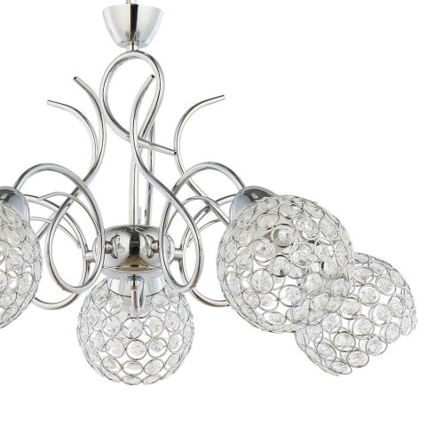 Żyrandol kryształowy wiszący Crystal III 5xE27
