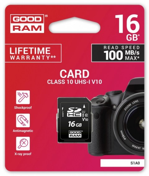 Karta pamięci SD 16GB Class 10 UHS I