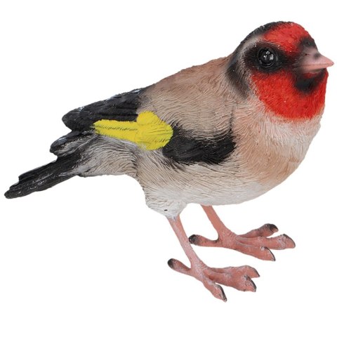 Figurka ogrodowa ptaszek szczygieł 8,5x12 cm