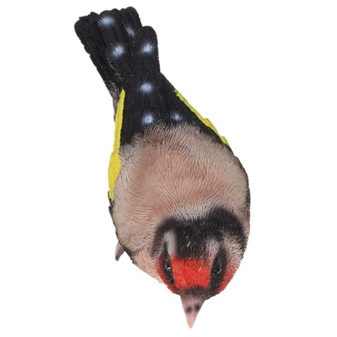 Figurka ogrodowa ptaszek szczygieł 8,5x12 cm