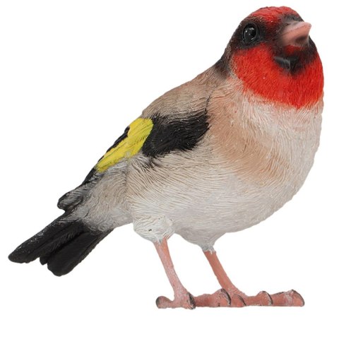 Figurka ogrodowa ptaszek szczygieł 8,5x12 cm