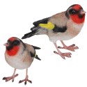 Figurka ogrodowa ptaszek szczygieł 8,5x12 cm