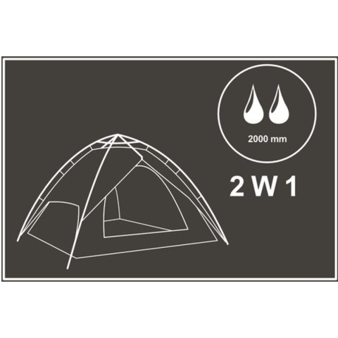 NAMIOT 3 OSOBOWY AUTOMATYCZNY 2W1 HOLIDAY 210x180x140CM ENERO CAMP