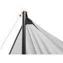 NAMIOT ZADASZENIE ŻAGIEL PRZECIWSŁONECZNY Z SŁUPKAMI 3X4X2.4M