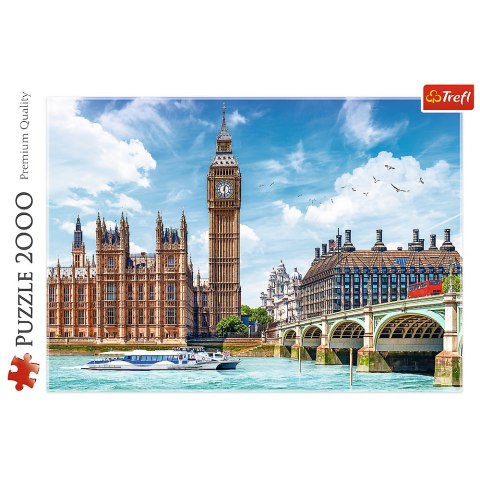 Puzzle - 2000 - Big Ben - Londyn - Anglia - Trefl 27120