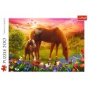 Puzzle - 500 - Konie na łące - Trefl 37451