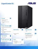 Komputer ExpertCenter D5 D500ME-713700280X - i7-13700 vPro/16GB/512GB/DVD-RW/W11 PRO