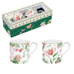 Ogród Botaniczny - Zestaw Kubków Porcelanowych w Ozdobnym Pudełku 300 ml