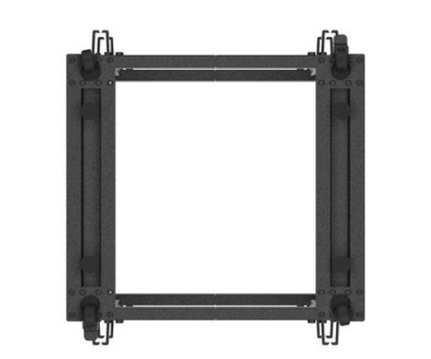 Stojak Open rack 19 cali 15U 600x600-1100 regulowany czarny