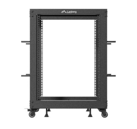 Stojak Open rack 19 cali 15U 600x600-1100 regulowany czarny