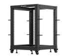 Stojak Open rack 19 cali 15U 600x600-1100 regulowany czarny
