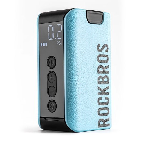 Pompka elektryczna do roweru opon piłek balonów materacy 1.37bar / 20PSI - niebieska