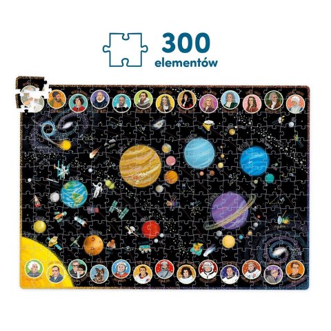 Puzzle Odkrywcy - Układ słoneczny 300 elementów