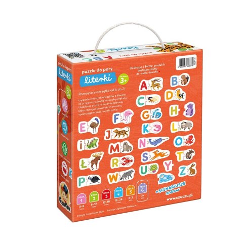 Puzzle do pary - Literki