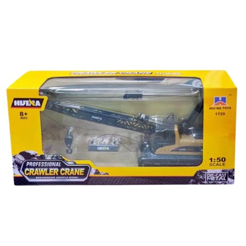 Dźwig Gąsienicowy Ruchomy Metalowy Huina 1:50