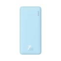 Powerbank 10000mAh Airpow Fast Charge 20W - niebieski