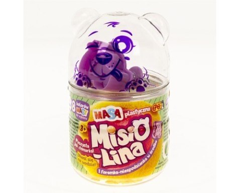 Masa plastyczna Misiolina 60g 1 fo remka Pomarańczowa